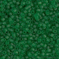 Miyuki delica Beads 11/0 - Matte transparent green DB-746